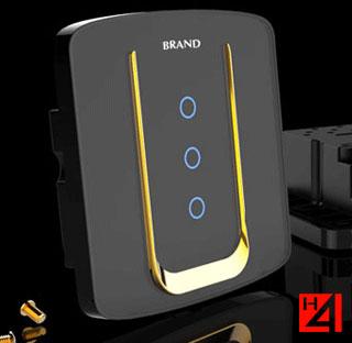 Wireless Smart Switch, Brand Name : CNH4, Packaging Type : black