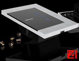 Wireless Smart Switch, Brand Name : CNH4, Packaging Type : gray