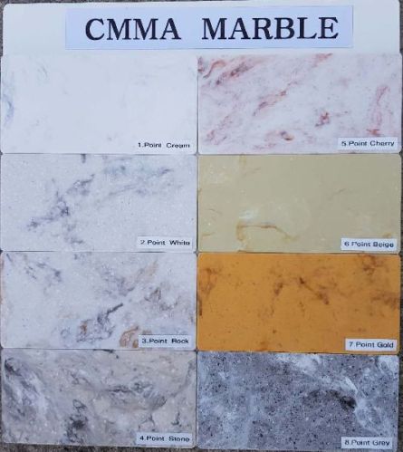Acrylic + Polyester CMMA Solid Surface - Marble