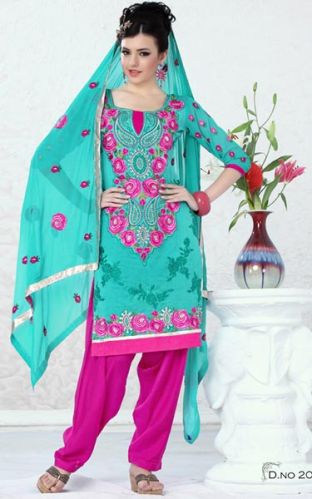 Ladies Chanderi Suits