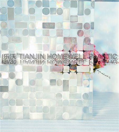 3d Laser Static Cling Window Film L011