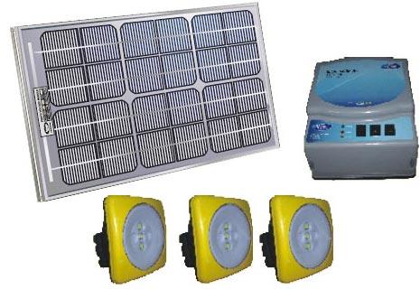 Solar LED Home Lighting System