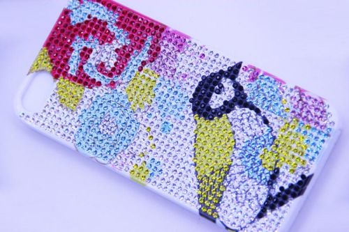 For Iphone 5 Bird Diamond Cover
