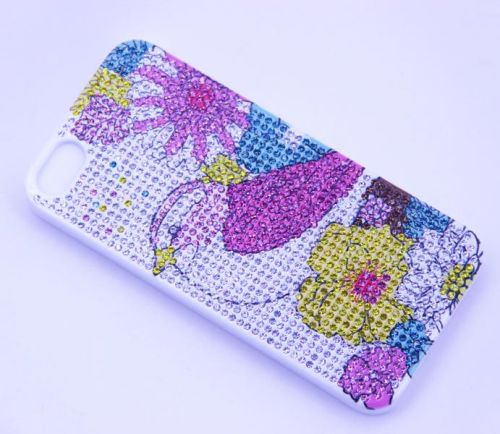 For Iphone 5 Bird Diamond Pattern Cover