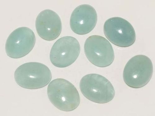 Aquamarine Plain Oval