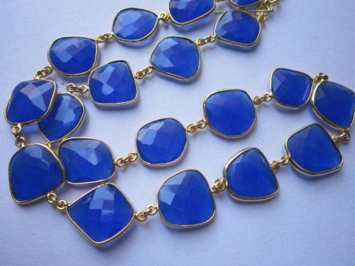 Blue Chalcedony Chain