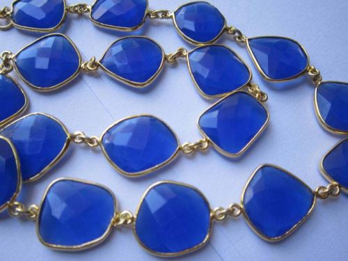 Blue Chalcedony Chain