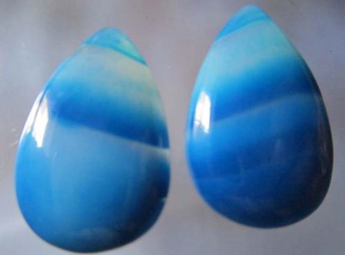 Chalcedony Pear Shape Cabochons