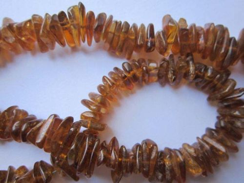 Citrine Plain Nuggets Beads