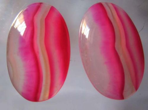 Multi Chalcedony Oval Shape Cabochons #2096