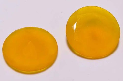 Yellow Chalcedony Cut Stone