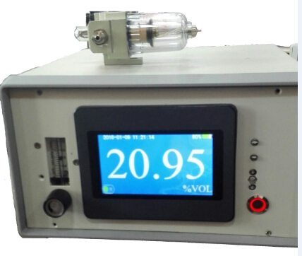 Oxygen Purity Analyzer With Gas Flow Meter and RS485 Output For H2O2 P