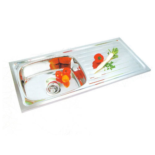 Stainless Steel Single Bowl Drainboard Sink