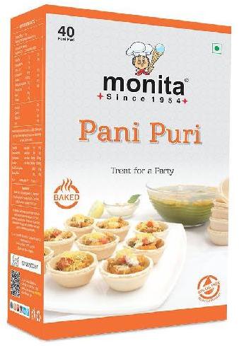 Common 40 PCS BAKED PANIPURI, For Cooking, Packaging Type : BOXES