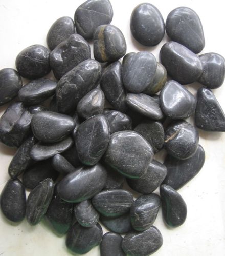 Black Pebble, River Stone, Brand Name : mycarestone