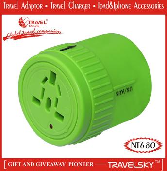 Travel Adapter, Packaging Type : white, black, orange, ect