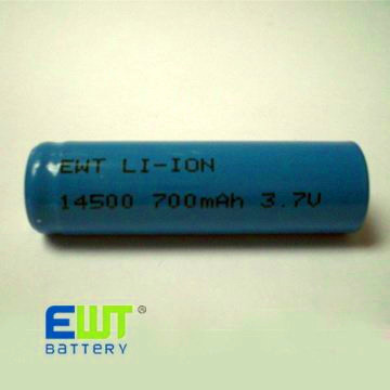 Icr14500 3.7v 700mah Rechargeable Lithium-ion Battery