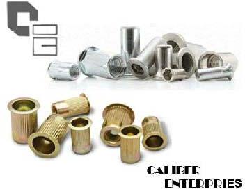 Aluminium Polished Insert Nuts, Color : Multi Colour