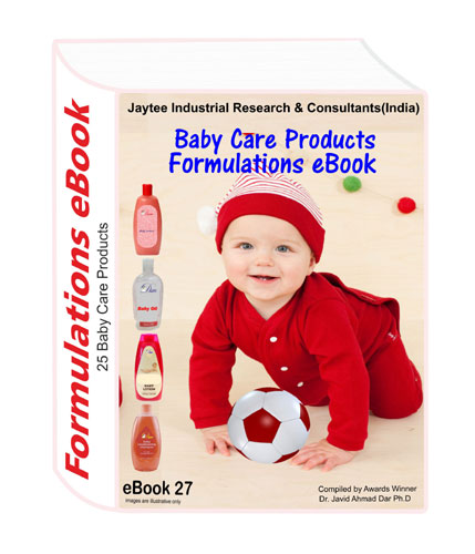 Baby Product Manufacturing Formulations eBook ( 25 Formulat