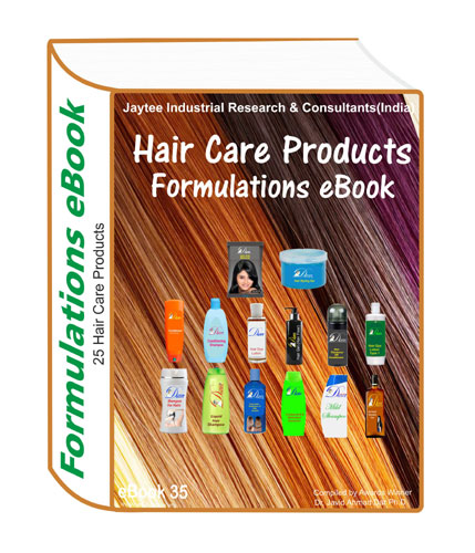 Hair Care Products Formulations eBook35 With 25 Formula`s