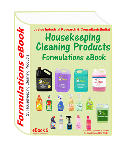 House Cleaning Products Formulations eBook(25 Formulations)