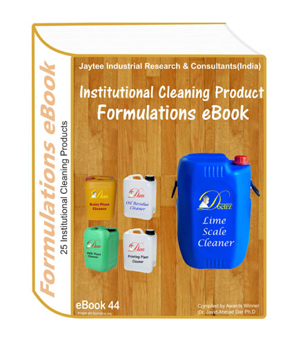 Institutional Cleaning Products Formulations eBook44 With 25 Formulas