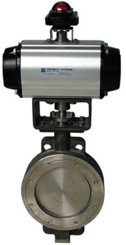 Pneumatic Butterfly Valve, Packaging Type : grey
