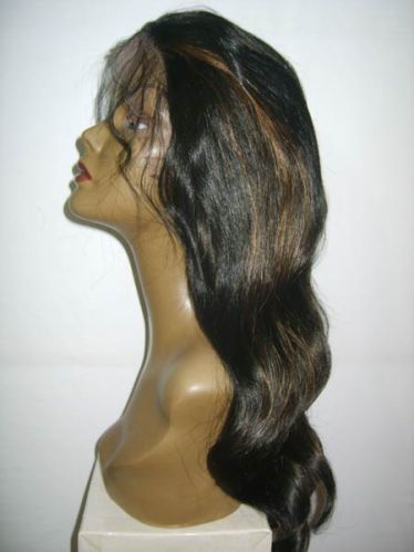 Fashion Brazilian Virgin Hair Front Lace Wig