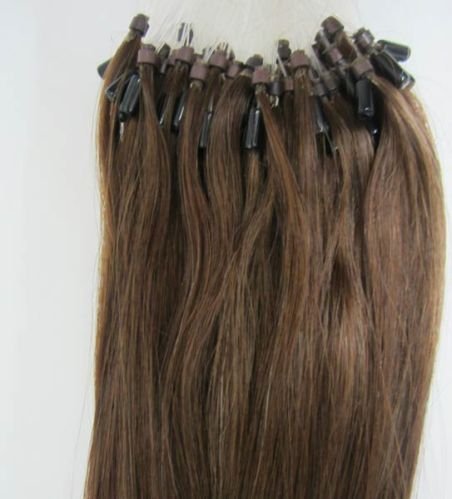 Silky Straight Ring Loop Hair Extensions