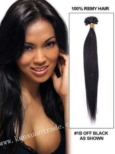 U Tip Hair Extension, Human Hair