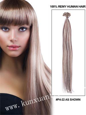 U Tip Human Hair Extension, Length : 8-28 inches