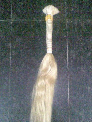 White Human Hair, Style : Straight