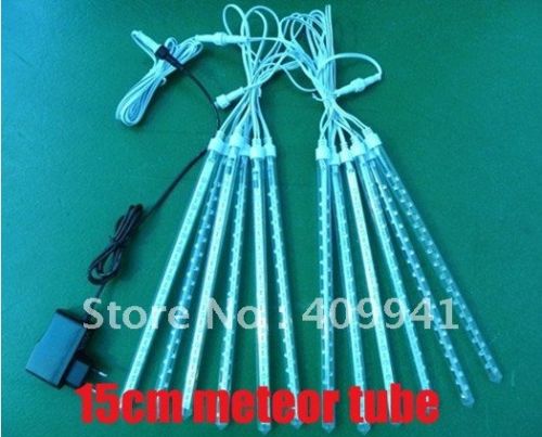 60cm LED Meteor Shower Tube Snow Fall Light 10pcs/lot Double-lines LED Christmas Light