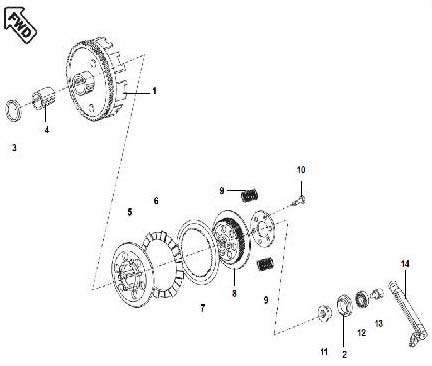 Two Wheeler Clutch Assembly