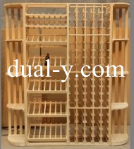 Pine Wine Rack, Packaging Type : natural