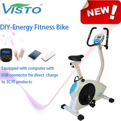 DIY Energy Fitness Bike Cycling Gym Equipment Upright Stationary Bike