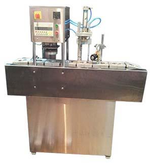 Fully Automatic Chain Drive Sealing and Filling Machine With Pick & Place Attachment