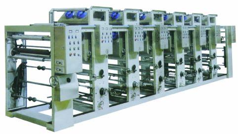 Multi Color Combination Rotogravure Printing Press