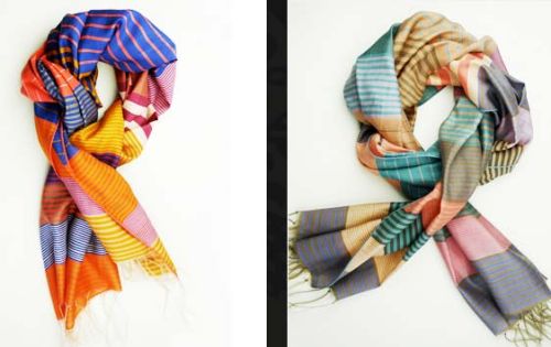 Handloom Silk Scarves