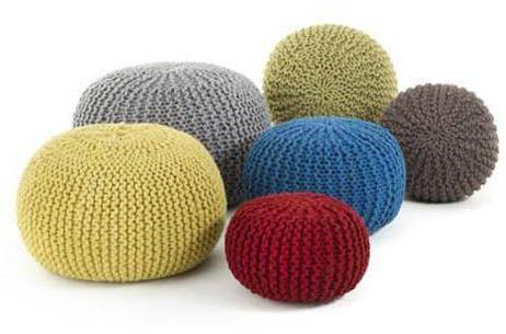 Knitted Poufs