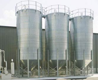 Polished Metal Storage Silo, Feature : Durable, Large Capacity