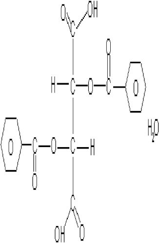 Di Benzoyl L Tartaric Acid, Monohydrate CAS No. 62708-56-9