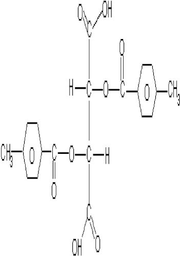 Di Para Toluoyl L Tartaric Acid, Anhydrous CAS No. 32634-66-5