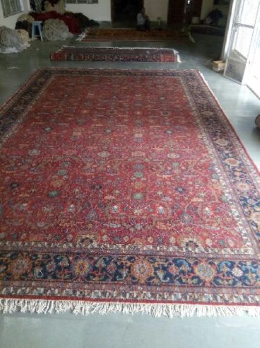 Printed Hand Knotted Persian Carpets, Size : Multisizes