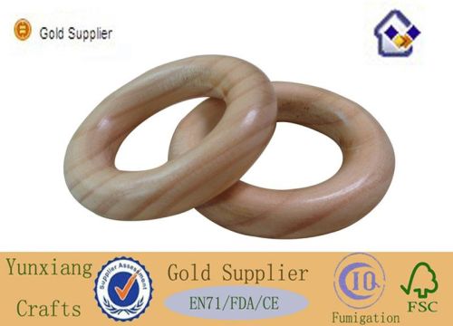 Handmade Wood Rings, Maple Baby Teether Rings