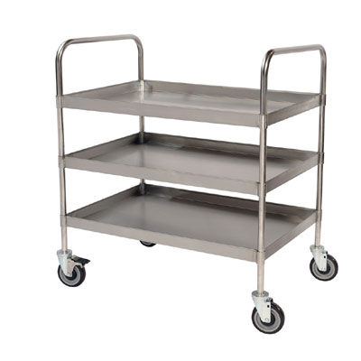 Alluminium 3 Tier Service Trolley, Feature : Fine FInished