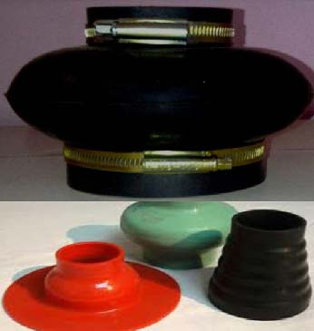 Round Polished Hypalon Boot Seal