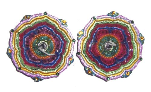 YANL Panch Mukhi Shape Diya, Packaging Type : Pair Of Two