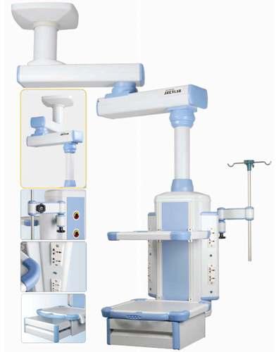 Double Arms Medical Pendant Mounted On Ceiling