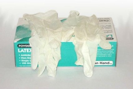Disposable Latex Examination Gloves, Disposable Latex Examination Gloves Powder
